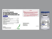 Octreotide Acetate Er: Esto es un Vial blanco imprimido con nada en la parte delantera, nada en la parte posterior, y es fabricado por TEVA PHARM.