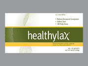 Healthylax: Esto es un Polvo En Paquete blanco imprimido con nada en la parte delantera, nada en la parte posterior, y es fabricado por AHP.