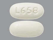 Guanfacine Hcl Er: This is a white oblong Tablet Er 24 Hr imprinted with L658 on the front, nothing on the back, and is manufactured by ALEMBIC PHARMAC.