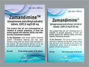 Zumandimine: Esto es un Tableta multicolor (2) redondo imprimido con S en la parte delantera, 76 or 37 en la parte posterior, y es fabricado por AUROBINDO PHARM.