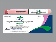 Esto es un Auto-inyector incoloro imprimido con nada en la parte delantera, nada en la parte posterior, y es fabricado por AMNEAL PHARMACE.