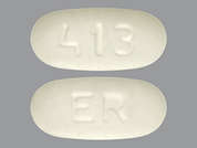 Pramipexole Er: This is a white oval Tablet Er 24 Hr imprinted with 413 on the front, ER on the back, and is manufactured by ALEMBIC PHARMAC.
