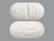 Cardura: This is a white oblong Tablet imprinted with CN 8 on the front, Pfizer on the back, and is manufactured by PFIZER/VIATRIS.