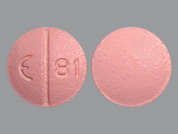 Benzphetamine Hcl: This is a pink round Tablet imprinted with logo and 81 on the front, nothing on the back, and is manufactured by EPIC PHARMA LLC.