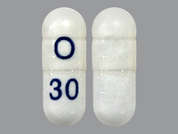 Rayaldee: This is a white oblong Capsule Er 24hr imprinted with O on the front, 30 on the back, and is manufactured by OPKO PHARMACEUT.