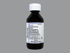 This is a pink Syrup imprinted with nothing on the front, nothing on the back, and is manufactured by ACELLA PHARMACE.