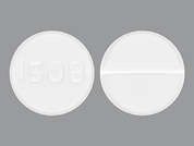 Bosentan: Esto es un Tableta Para Suspensión blanquecine redondo imprimido con 1508 en la parte delantera, nada en la parte posterior, y es fabricado por ZYDUS PHARMACEU.