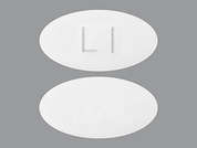 Bumetanide: This is a white elliptical Tablet imprinted with LI on the front, nothing on the back, and is manufactured by FIRST NATION GR.