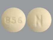 Dapagliflozin: Esto es un Tableta amarillo redondo imprimido con 856 en la parte delantera, N en la parte posterior, y es fabricado por ANI PHARMACEUTI.