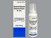 Betamethasone Valerate: Esto es un Espuma blanco imprimido con nada en la parte delantera, nada en la parte posterior, y es fabricado por ALEMBIC PHARMAC.