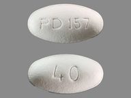 Atorvastatin Calcium 40 Mg oval