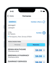 Pantalla de precios de aplicaciones móviles