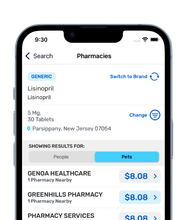 Mobile App Pricing Screen