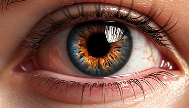 Close up of a woman's eyeball