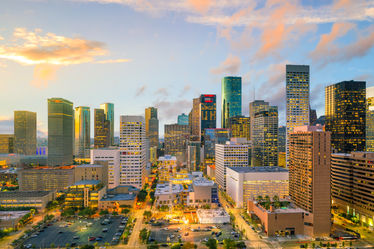 Downtown Houston Texas Skyline