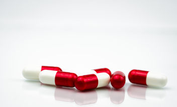 Red and white capsule prescriptions