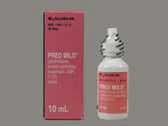 This is a white Suspension Drops imprinted with nothing on the front, nothing on the back, and is manufactured by ALLERGAN INC..