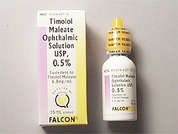 Timolol Maleate: This is a colorless Drops imprinted with nothing on the front, nothing on the back, and is manufactured by SANDOZ.