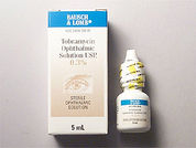 Tobramycin Sulfate: Esto es un Gotas imprimido con nada en la parte delantera, nada en la parte posterior, y es fabricado por None.