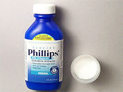 Phillips' Milk Of Magnesia: This is a Suspension Oral imprinted with nothing on the front, nothing on the back.