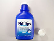 Phillips' Milk Of Magnesia: This is a Suspension Oral imprinted with nothing on the front, nothing on the back.