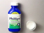 Phillips' Milk Of Magnesia: This is a Suspension Oral imprinted with nothing on the front, nothing on the back.