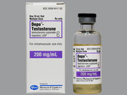 Depo-Testosterone: This is a Vial imprinted with nothing on the front, nothing on the back.