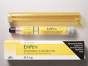 Epipen: This is a Auto-injector imprinted with nothing on the front, nothing on the back.