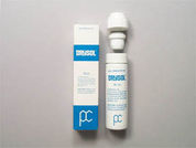 Drysol: Esto es un Solución No Oral imprimido con nada en la parte delantera, nada en la parte posterior, y es fabricado por None.