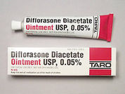 Diflorasone Diacetate: This is a Ointment imprinted with nothing on the front, nothing on the back.