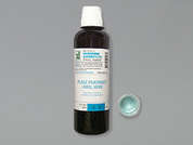 Chlorhexidine Gluconate: Esto es un Enjuague Bucal azul imprimido con nada en la parte delantera, nada en la parte posterior, y es fabricado por XTTRIUM LABS..