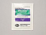 Paquete de 1 G de Zithromax