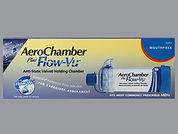 Aerochamber: This is a Spacer imprinted with nothing on the front, nothing on the back.