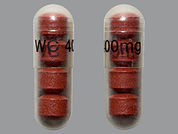 Delzicol: This is a Capsule imprinted with WC 400mg on the front, nothing on the back.