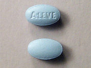 Aleve: This is a Tablet imprinted with ALEVE on the front, nothing on the back.