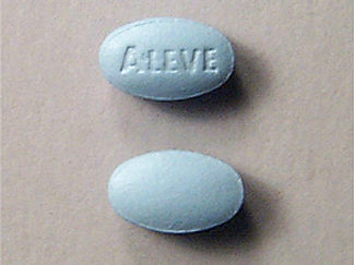 This is a Tablet imprinted with ALEVE on the front, nothing on the back.