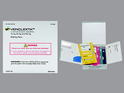 Venclexta Starting Pack: This is a Tablet Dose Pack imprinted with V on the front, 10 or 50 or 100 on the back.