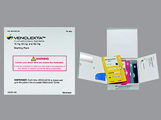 This is a Tablet Dose Pack imprinted with V on the front, 10 or 50 or 100 on the back.