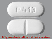 Ursodiol: This is a Tablet imprinted with P413 on the front, nothing on the back.