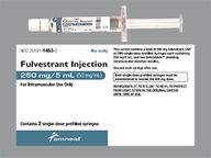 Fulvestrant 250Mg/5Ml (package of 5.0 ml(s)) Syringe
