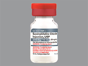 succinylcholine vial