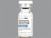 Isoproterenol Hcl: Esto es un Vial imprimido con nada en la parte delantera, nada en la parte posterior, y es fabricado por None.