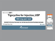 Tigecycline 50 Mg (package of 1.0) null