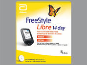 Freestyle Libre Reader: Esto es un Cada imprimido con nada en la parte delantera, nada en la parte posterior, y es fabricado por None.