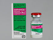 Survanta: This is a Vial imprinted with nothing on the front, nothing on the back.