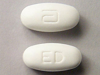 This is a Tablet Dr imprinted with logo on the front, ED on the back.