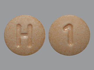 This is a Tablet imprinted with H on the front, 1 on the back.