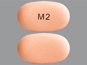 Mycophenolic Acid: This is a Tablet Dr imprinted with M2 on the front, nothing on the back.