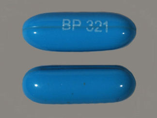 This is a Capsule imprinted with BP 321 on the front, nothing on the back.