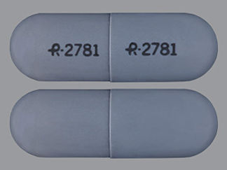 This is a Capsule Er 24hr imprinted with logo and 2781 on the front, logo and 2781 on the back.